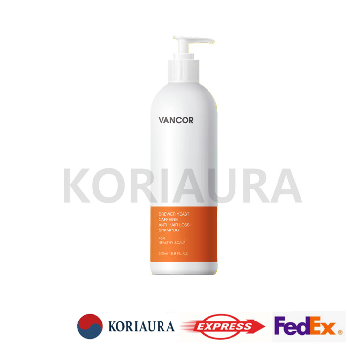 VANCOR Brewer’s Yeast Caffeine Scalp Shampoo 500ml K-Beauty Volumizing Cleanser