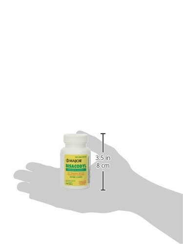 Major Laxative Bisacodyl 5mg Enteric coated Compare to Dulcolax 1000 Each 6 Pack