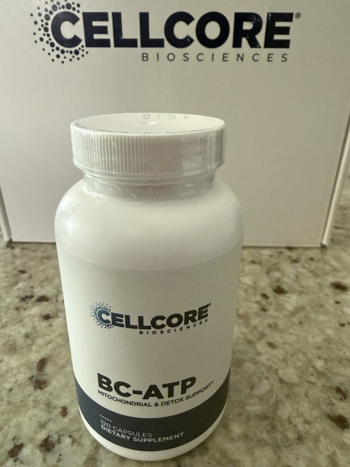 Cellcore Biosciences BC-ATP Mitochondrial & Detox Support – Sealed 120 ct. 03/26