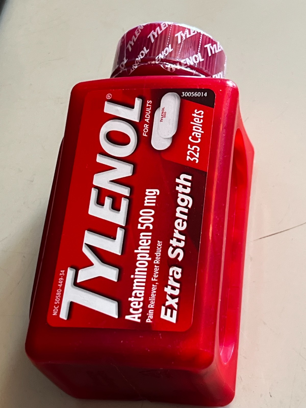 Tylenol Extra Strength Acetaminophen, 500mg (325 Caplets) 2029/07