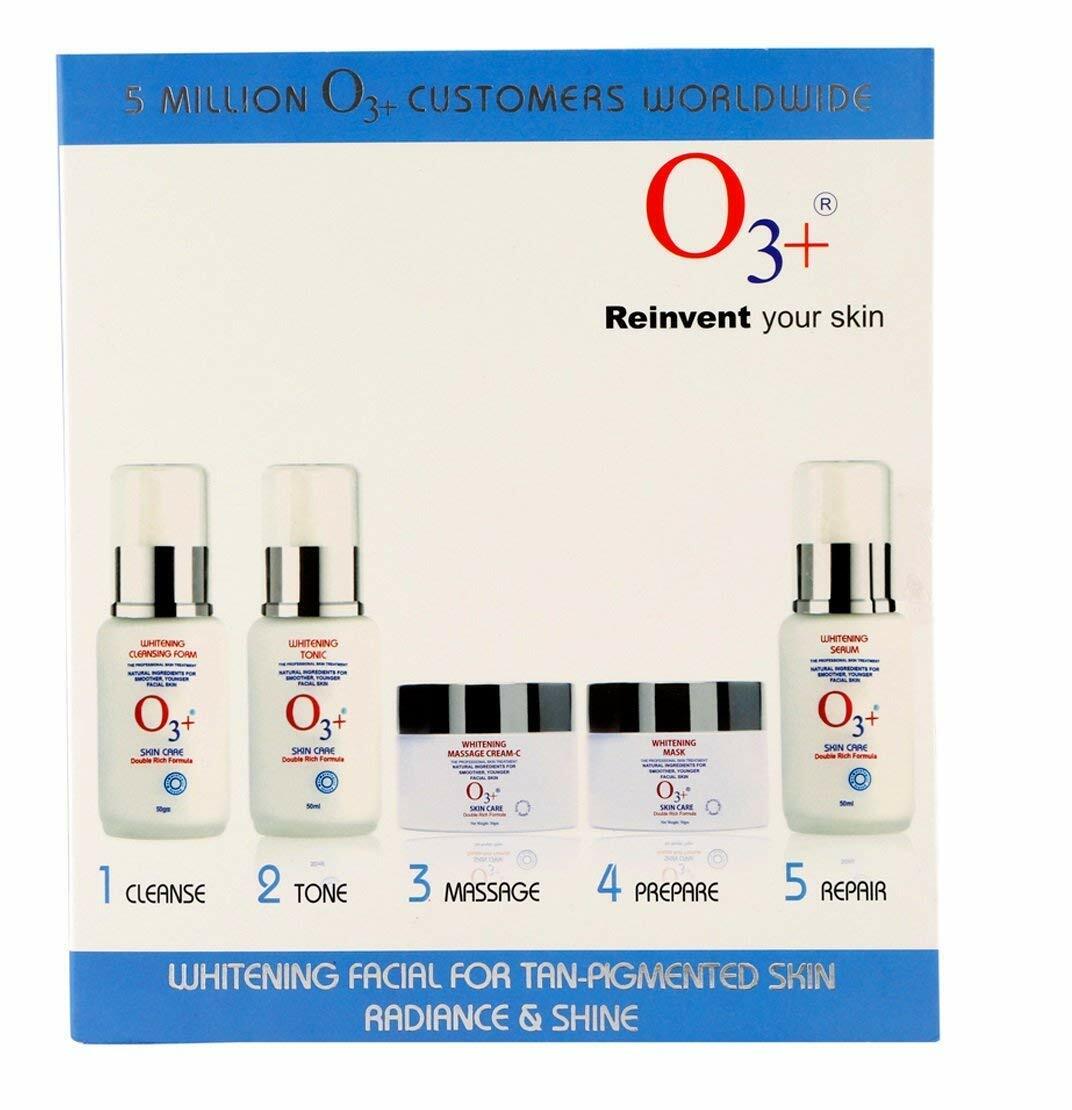 O3+ Whitening Facial Kit 250 gm Set of 5 LONG EXPIRY – FREE SHIPPING