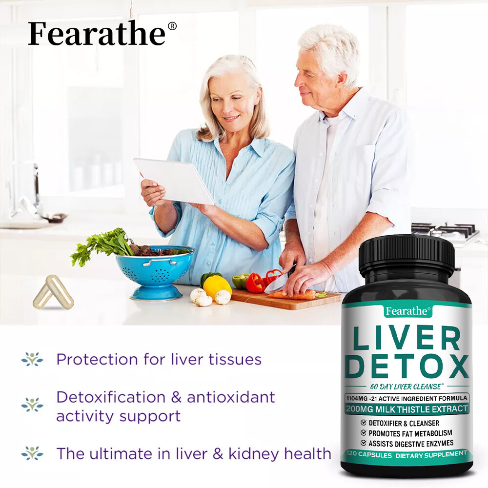 Liver Detoxification – 21 Active Ingredients Promote Fat Metabolism, Cleansing