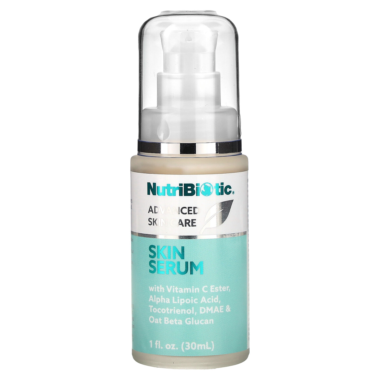 NutriBiotic Skin Serum 1 fl oz 30 ml Not Tested on Animals, Paraben-Free