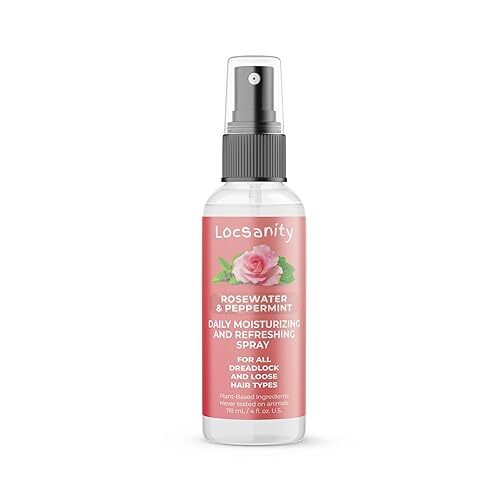 “Rosewater & Peppermint Moisturizing Spray for Locs”