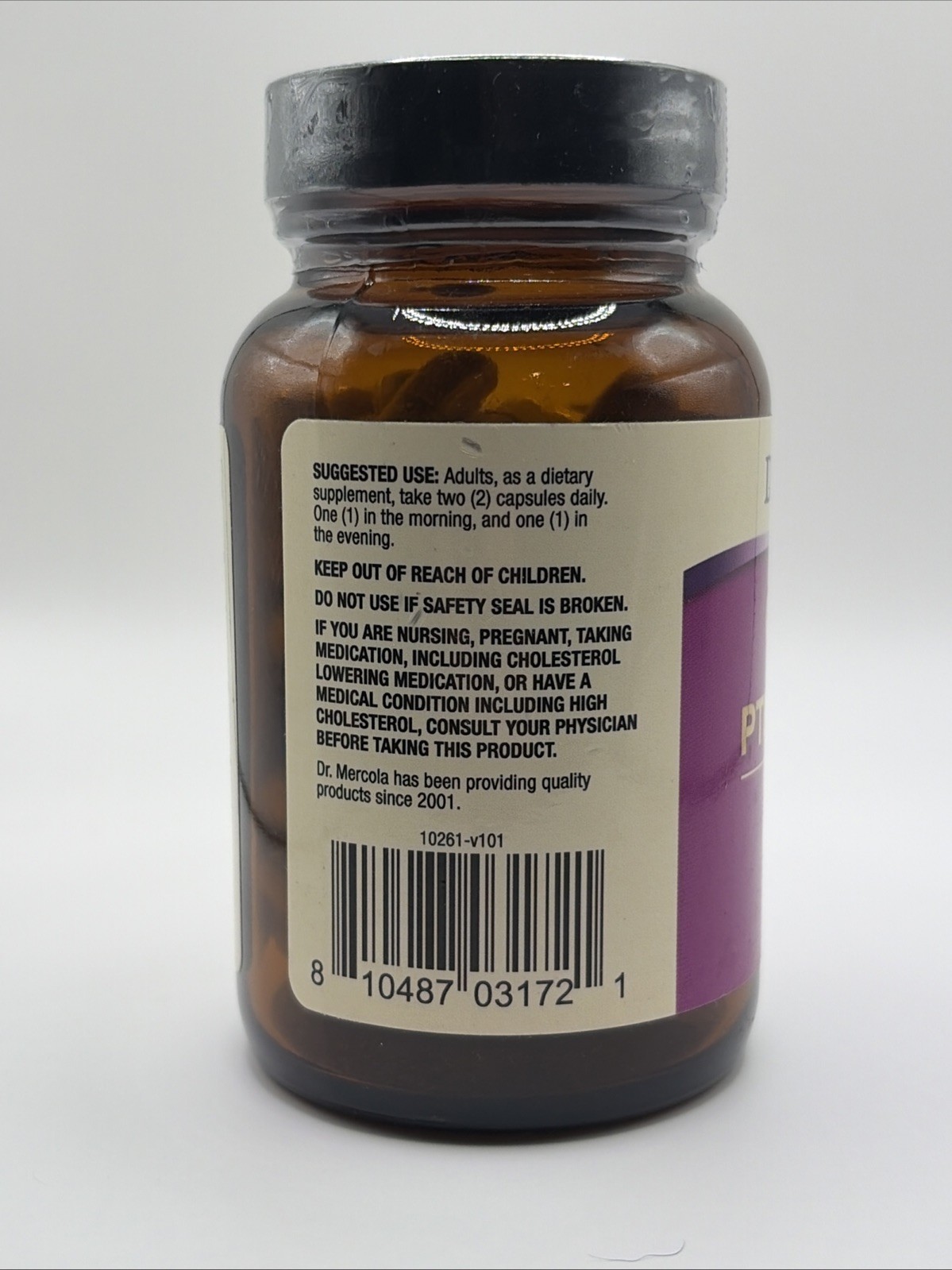 Dr. Mercola Quercetin & Pterostilbene Exp 07/2026 Lot Of 3 x 60s 180 tot caps