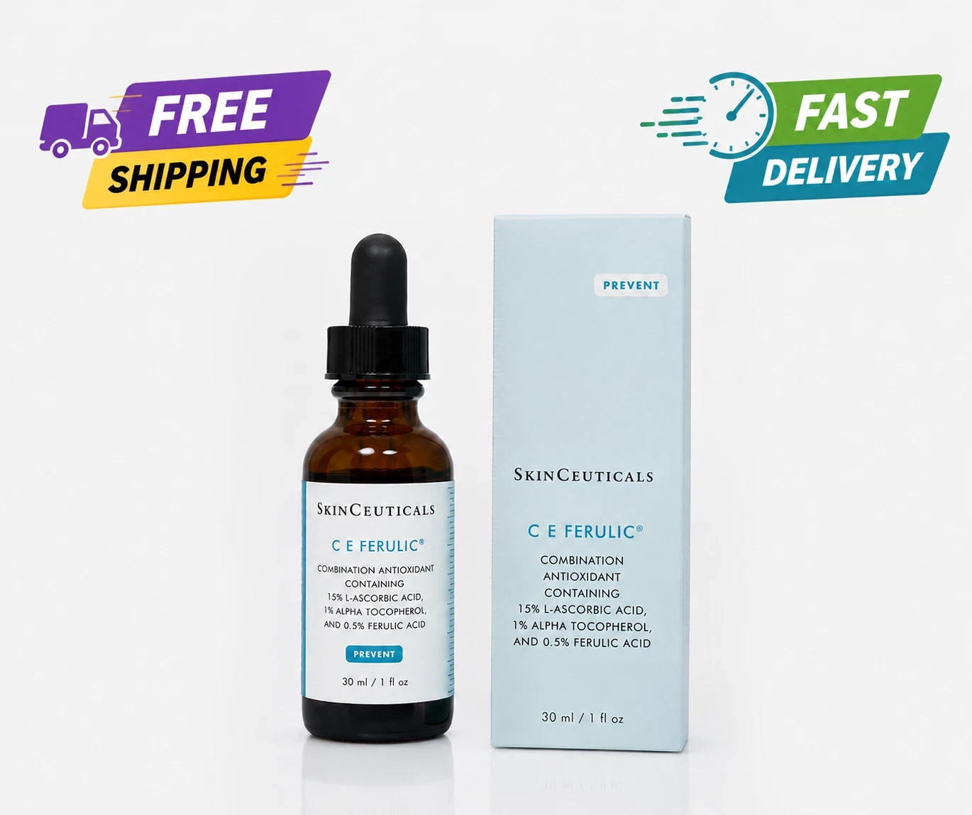SkinCeuticals C E Ferulic With 15% L-ascorbic Acid Serum – 1 oz EXP 2028 Sealed