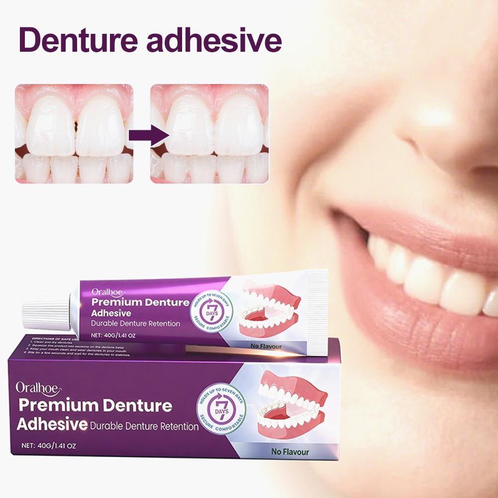Premium Adhesive Denture Thermoplastic Strong-Denture-Adhesive 40g