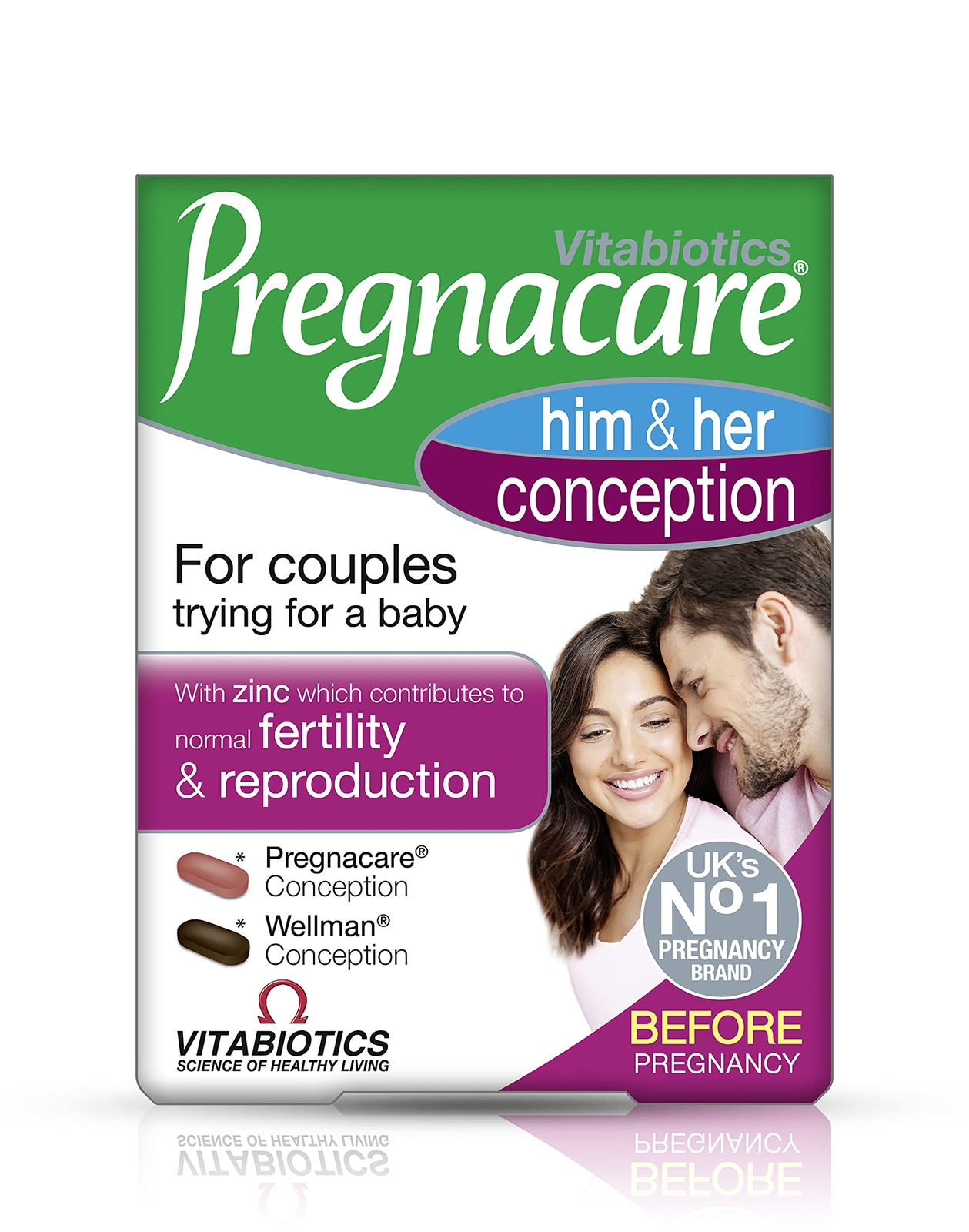 Vitabiotics – Pregnacare – His & Her Conception – 2×30 Tablets