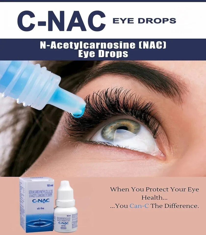BEST Cataract Eye Drops – Glaucoma, Non Carnosine (NAC), Can Cataracts C PACK 5