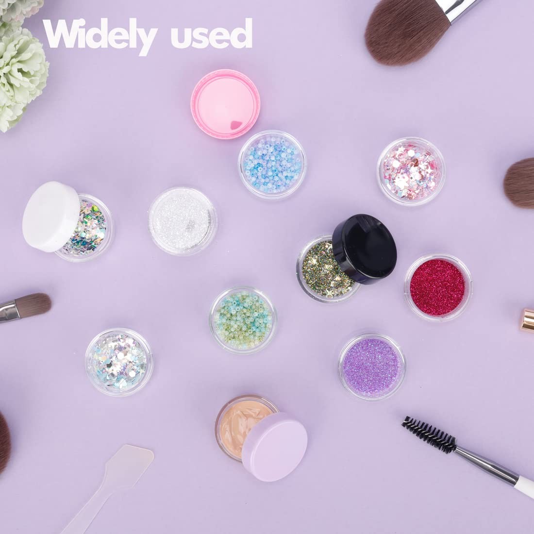 5 Gram Sample Containers with Lids, 50 Count 5ML Sample Jars, Empty Cosmetic …
