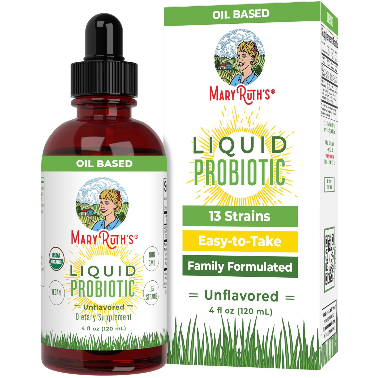 MARYRUTH’S Organics Liquid Probiotic for Ages 4+ | 2 4 Fl Oz (Pack of 1)