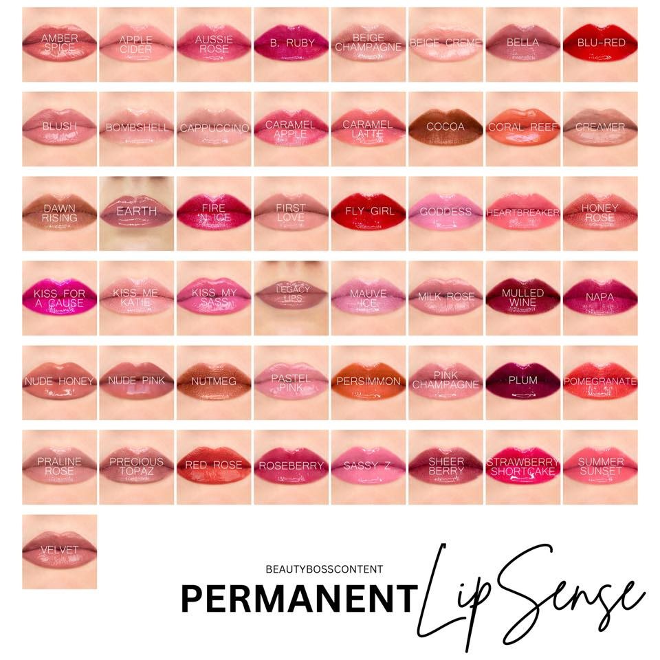 Authentic LipSense Lip Colors
