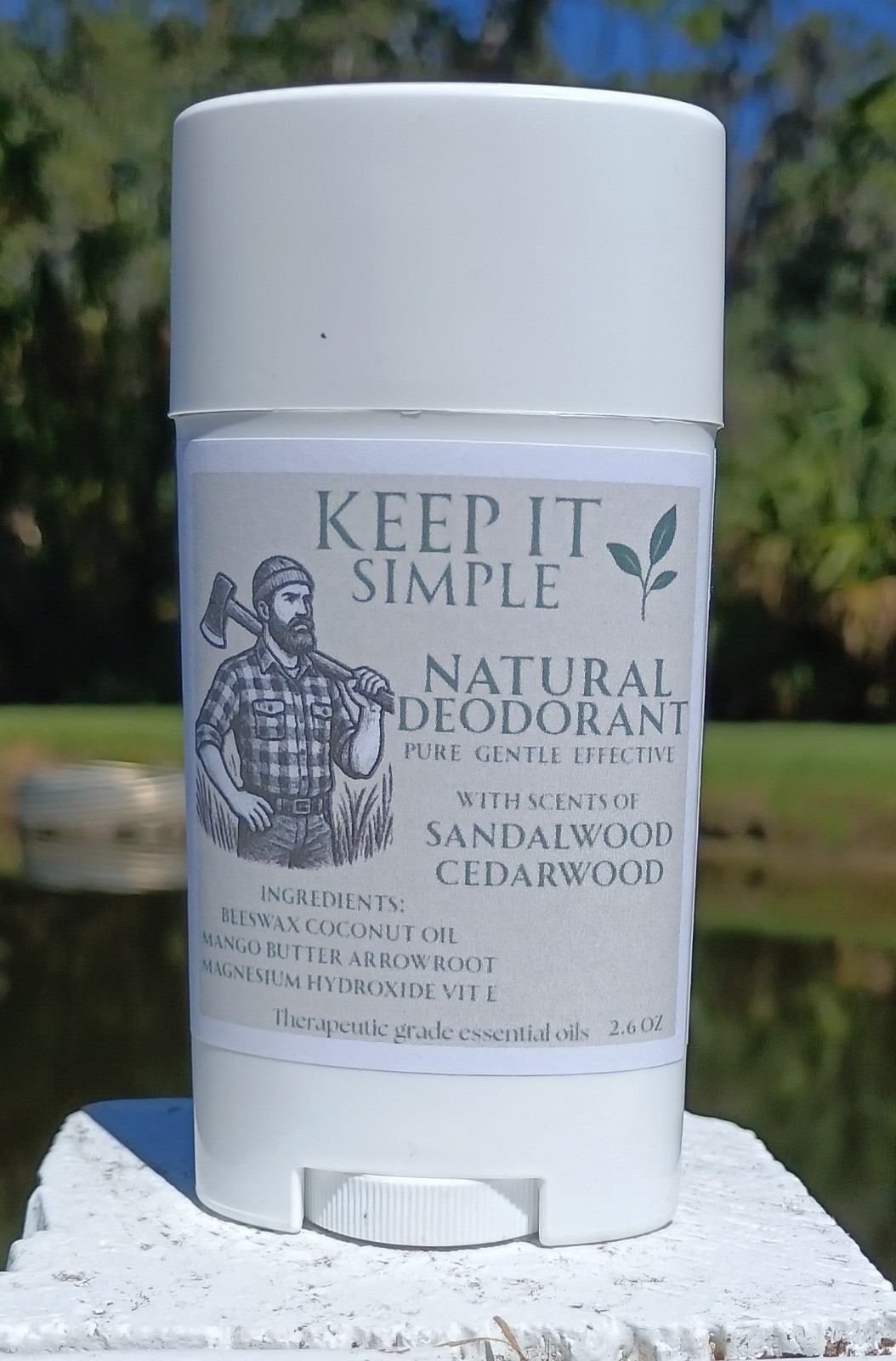 (Pick 2) – Natural Deodorant, Non toxic, Postbiotic Chemical Free,