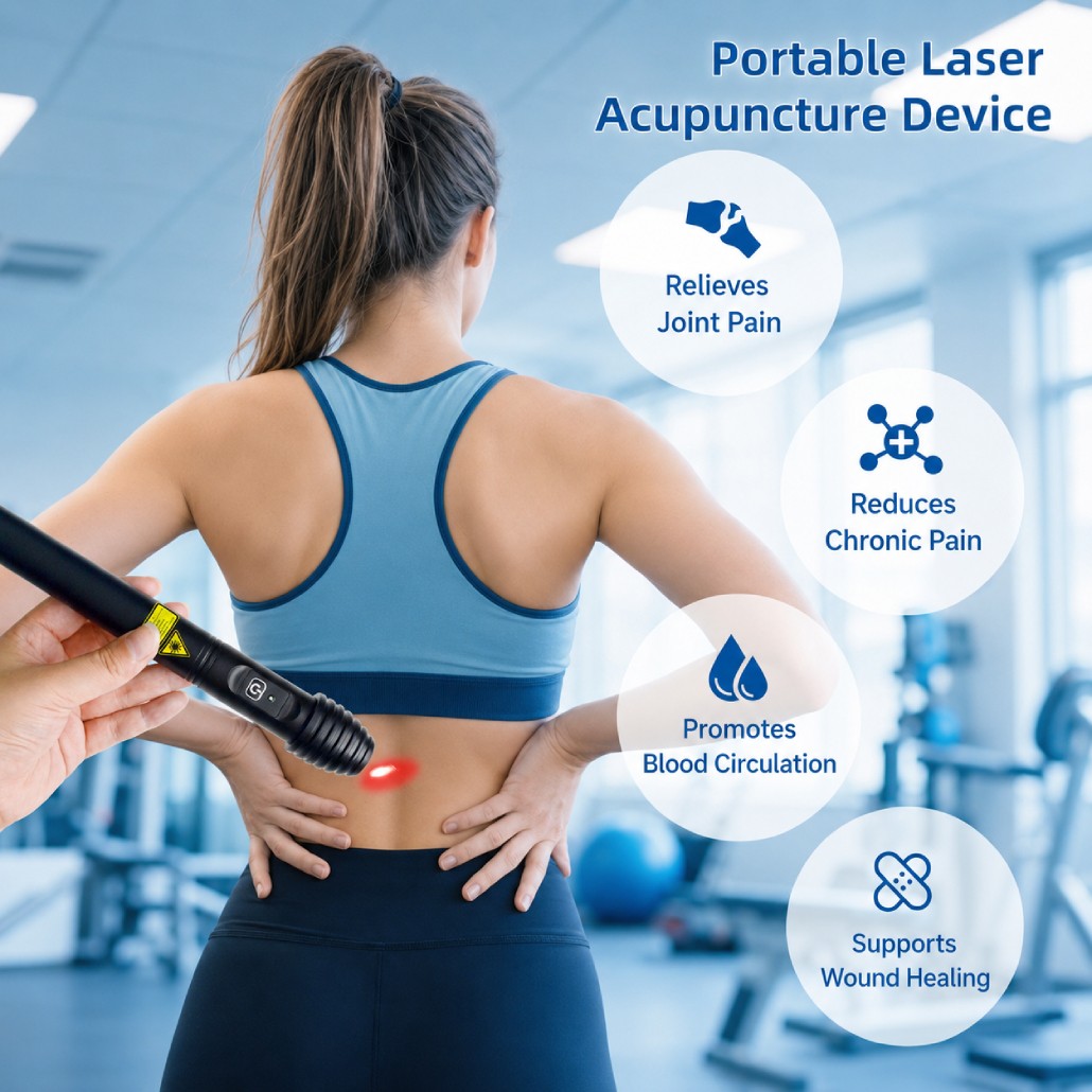 808nm 500mW Cold Laser Physiotherapy Device for Back Neck Chronic Pain Relief