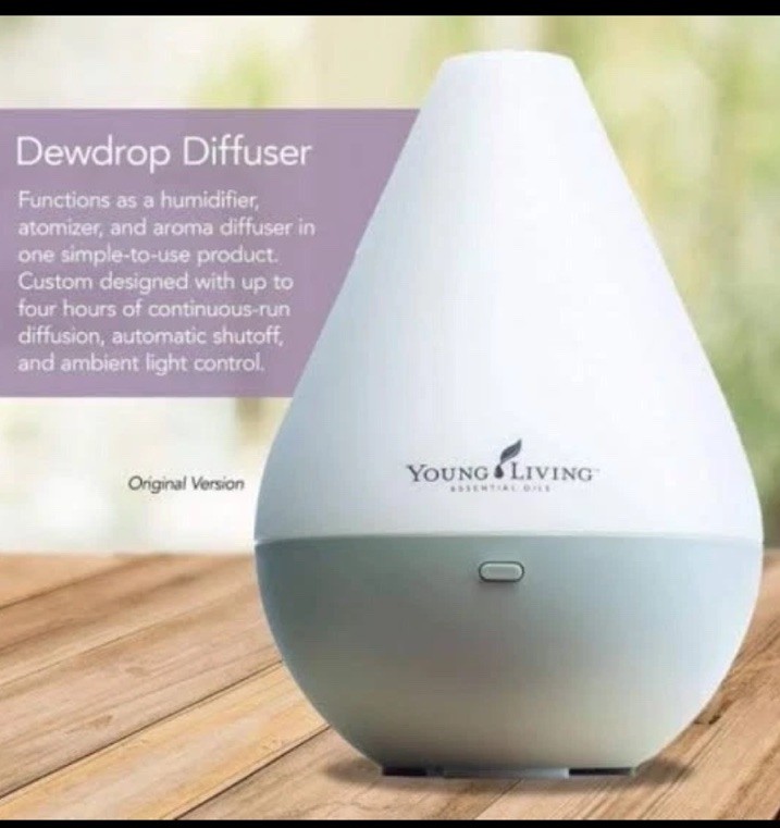 Young Living DEW DROP Essential Oil Ultrasonic Diffuser – New In Box