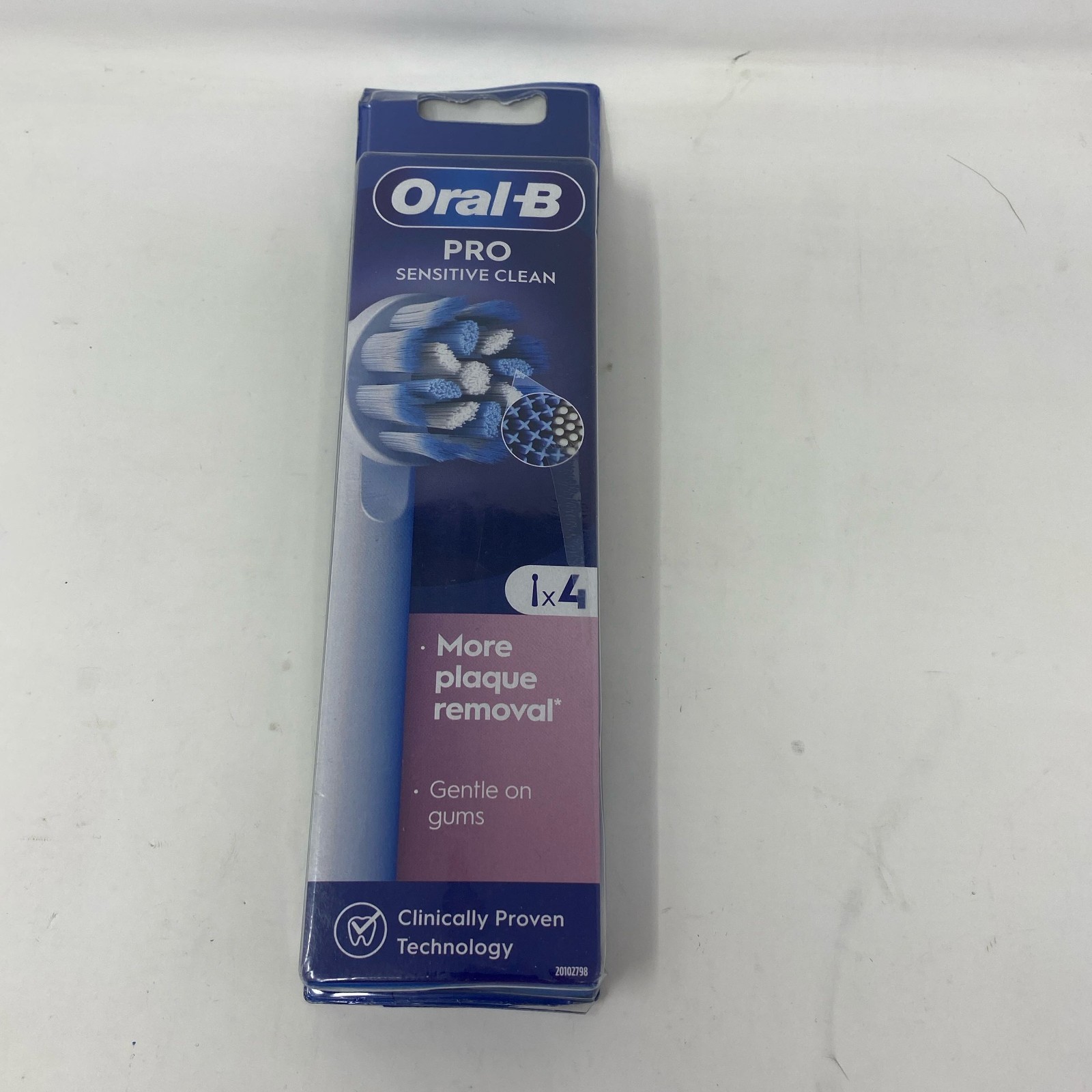 Oral-B Pro Sensitive Clean Brush Heads 4-Pack, White