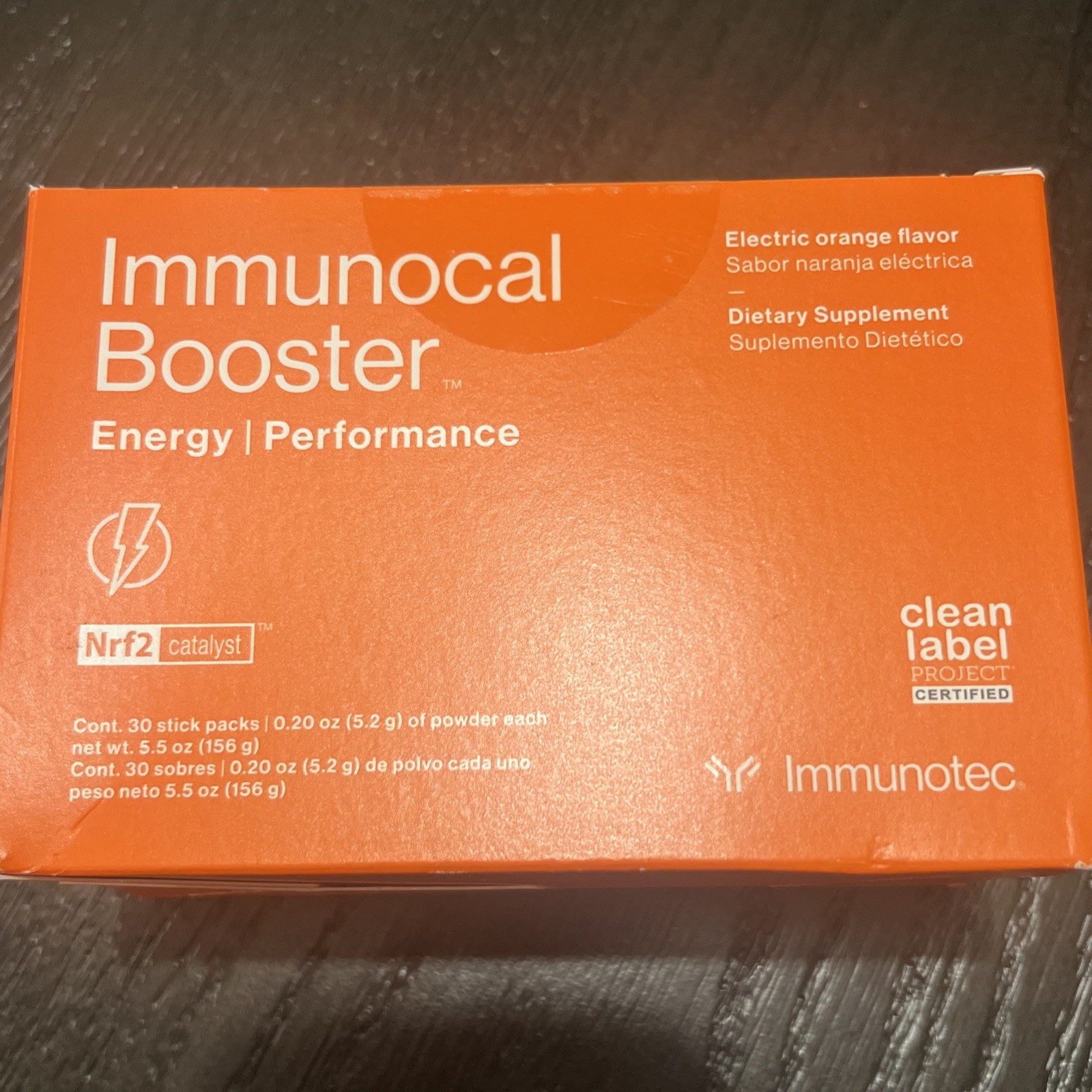 Immunocal Booster Energy Performance 30 Stick Packs Exp 4/2026 – New/Sealed!