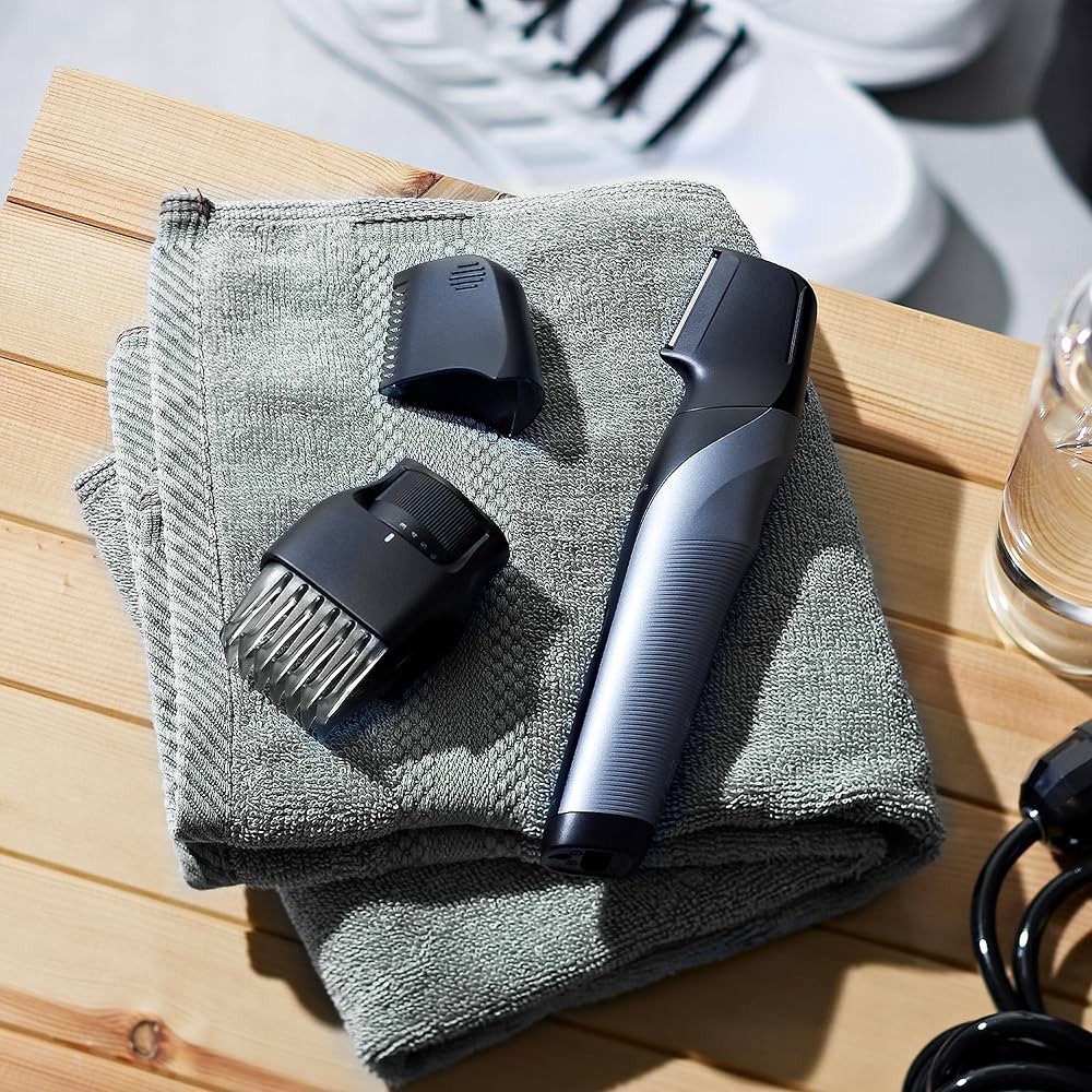 Panasonic Body Groomer for Men and Women, Unisex Wet/Dry Cordless Electric Body
