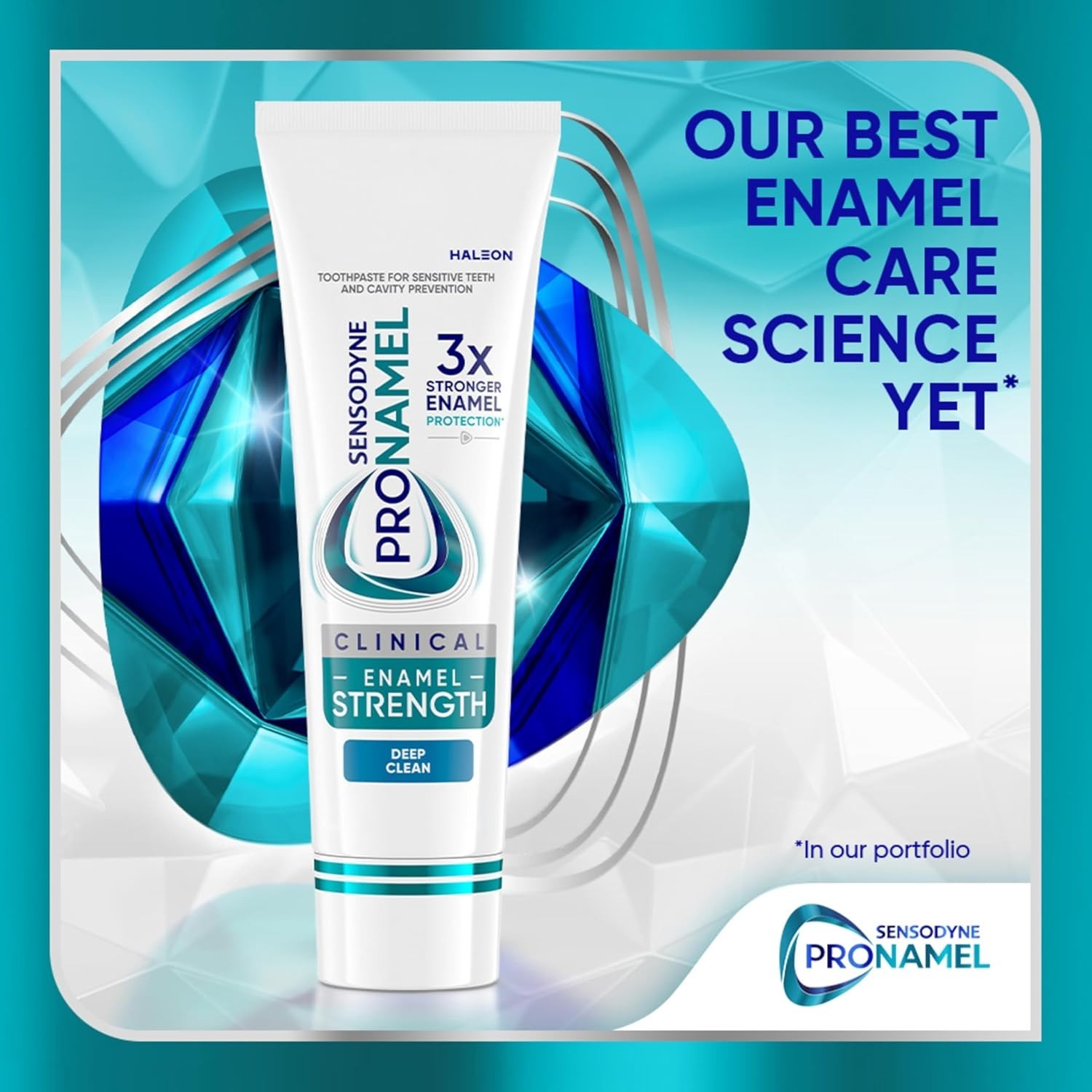 Deep Clean Enamel Strength Toothpaste, 2.3 oz Mint Flavor – Repair Micro-Damage