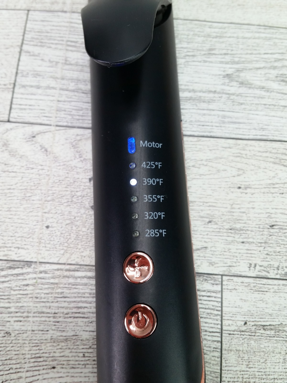 Cortex Beauty CB AirGlide Flat Iron 1” Plates 100-240V Black Straightener