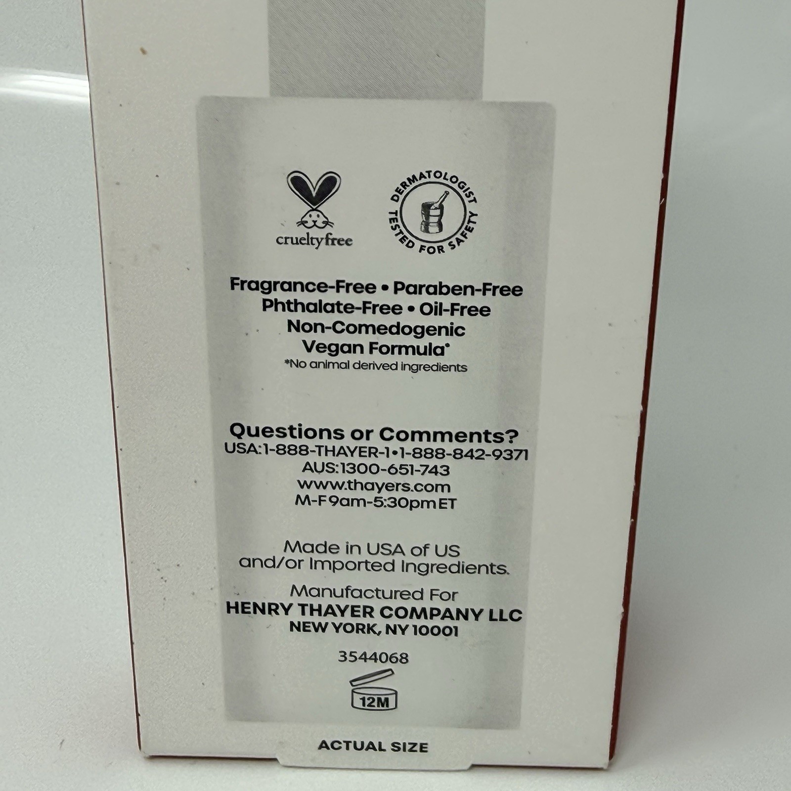 Thayers Lets Be Clear Water Cream Mositurizer Fragranc Free Combo Oily Skin New