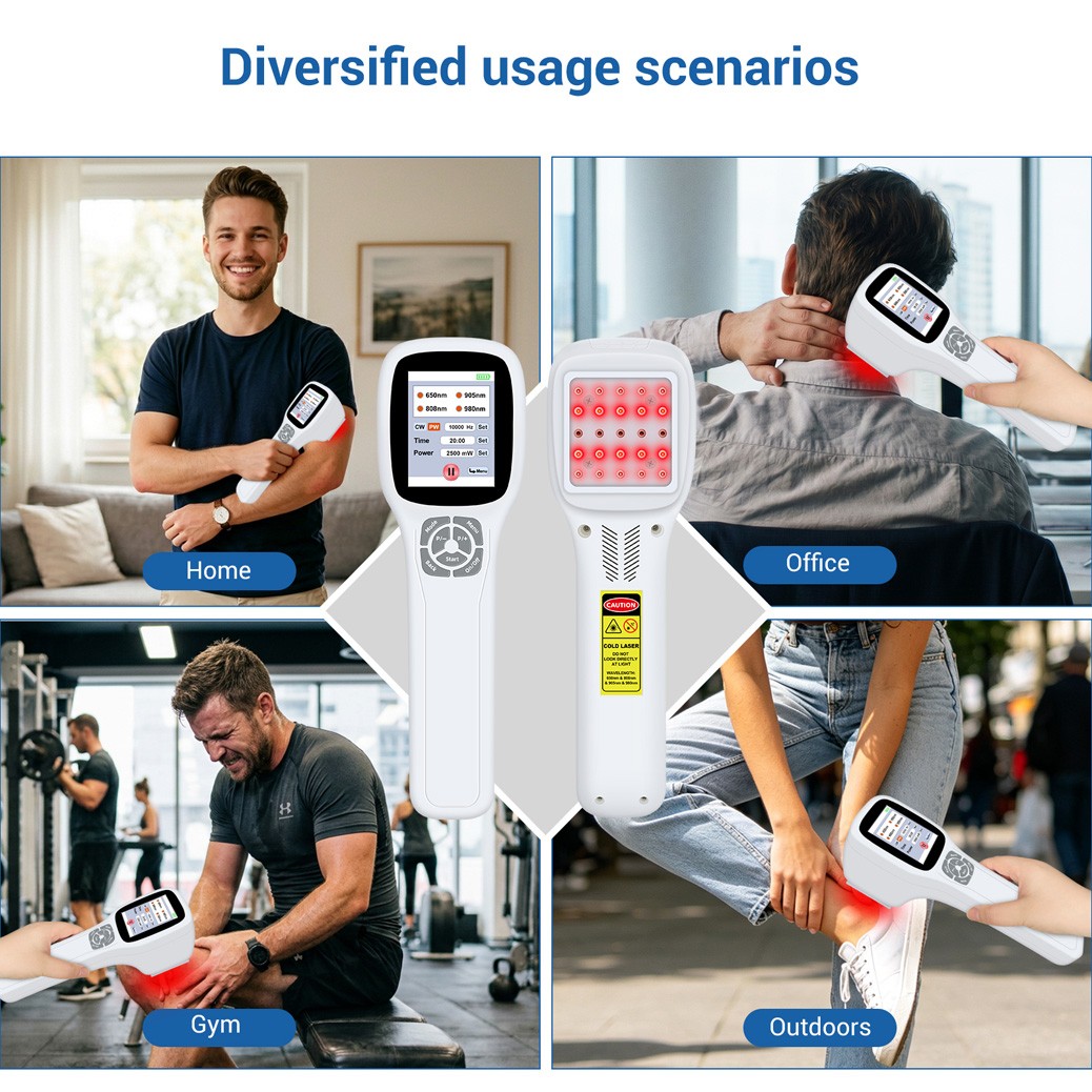 2500mW Low Level Laser Therapy Device for Joint Muscle Arthritis Pain 1-10000Hz