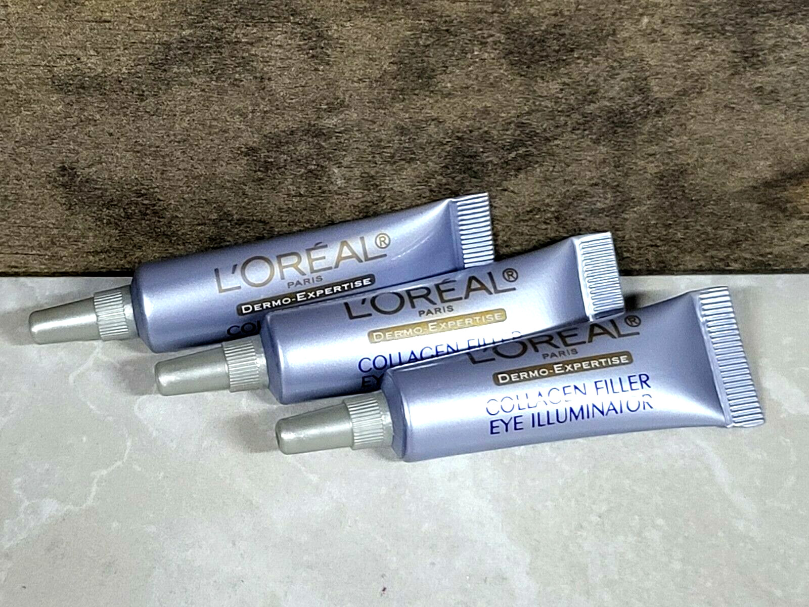 3X ~ L’Oreal Dermo-Expertise Collagen Filler Eye Illuminator 0.25 oz 7.5 ml