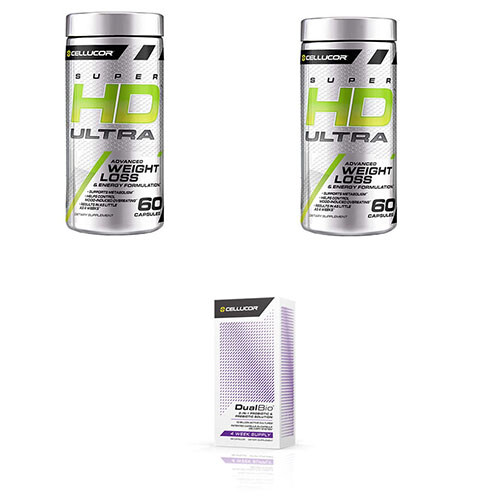 Cellucor C4 Ripped 30 Servings / P6 Red 120 / Super HD Fat burner / PROBIOTIC