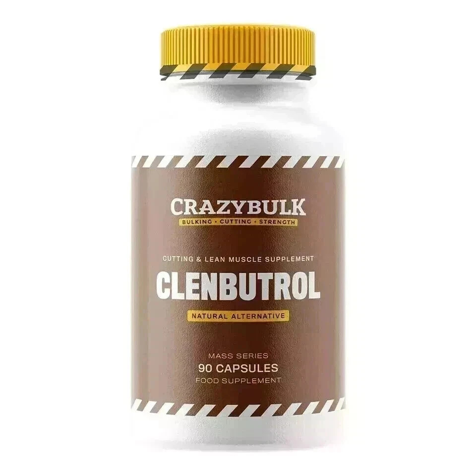 CrazyBulk CLENBUTROL – 90 Capsules CUTTING & LEAN MUSCLE MUSCLE, Pack of 1