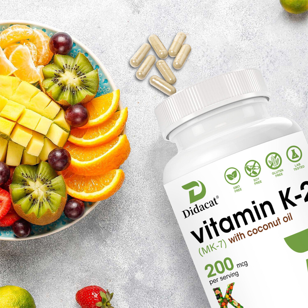 Vitamin K2 (MK-7) 200mcg,Bone, Joint, & Immune Support,Cardiovascular Health