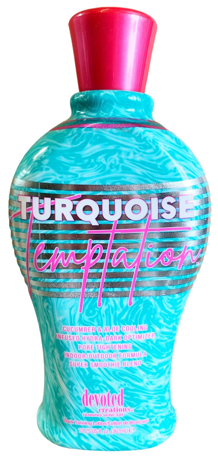 Devoted Creations TURQUOISE TEMPTATION Indoor / Outdoor Tanning Lotion-12.25 oz