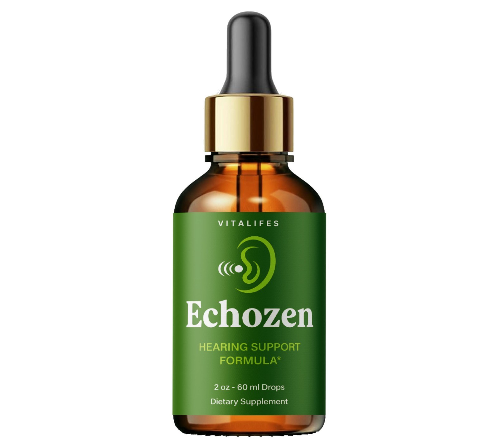 (1 Pack) Echozen Ear Health Support Drops Natural Echo Zen Vitamin 30 Servings