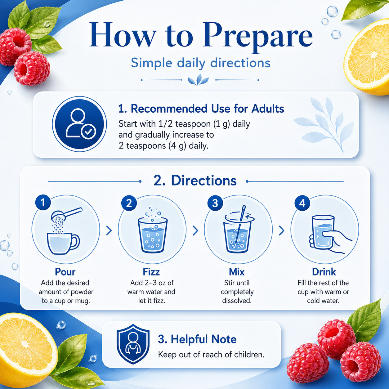 Natural Vitality CALM Magnesium Citrate Powder Drink Mix Raspberry Lemon 16oz