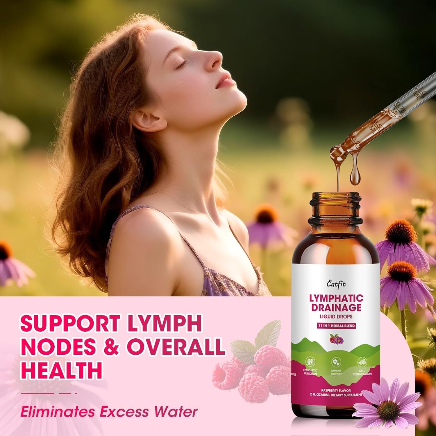 Lymphoria – Lymphatic Drainage Bloat Relief – Detox, & Immune Support 60ML