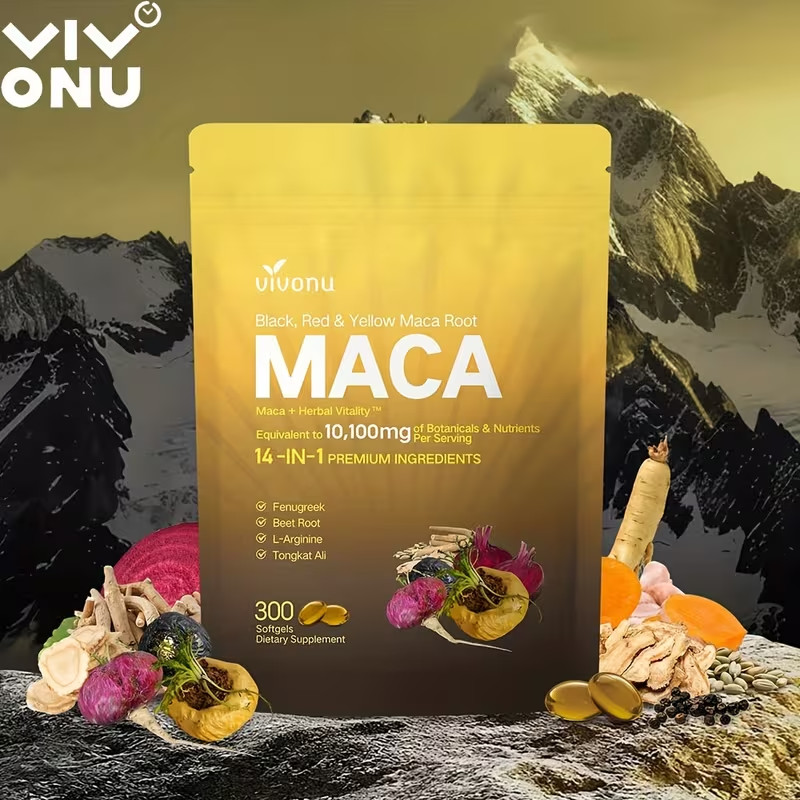 Maca Root 14-in-1 Maca Extract for Men & Women 10100mg (100day supply)