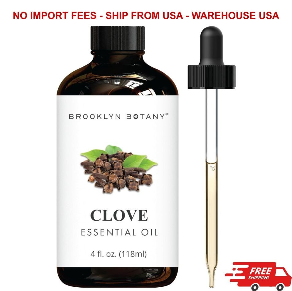 Clove Essential Oil – Huge 4 Fl Oz – 100% Pure and Natural – Premium Grade with