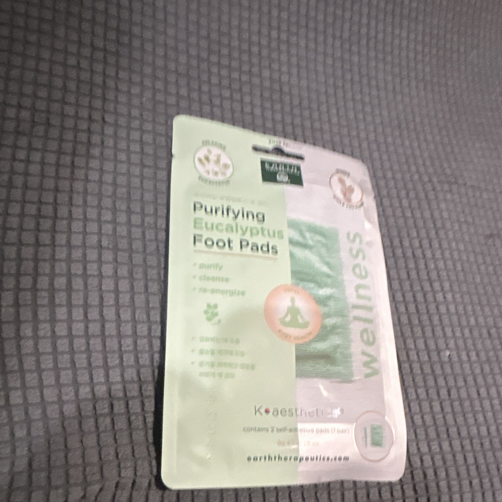 Koaesthetics Detox Foot Pads Eucalyptus Oil Transdermal Patch 1 Pair