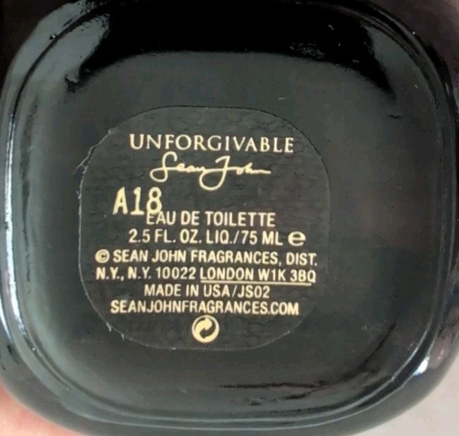 Sean John Unforgivable 2.5oz Men’s Eau de Toilette
