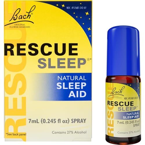 Bach RESCUE SLEEP Spray Natural Sleep Aid 0.245 fl oz 7mL