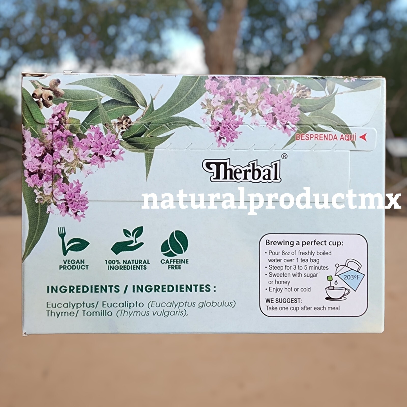 Te Eucalipto y Tomillo ✅Eucalyptus & Thyme Winter Tea 25 bags Tea by Therbal