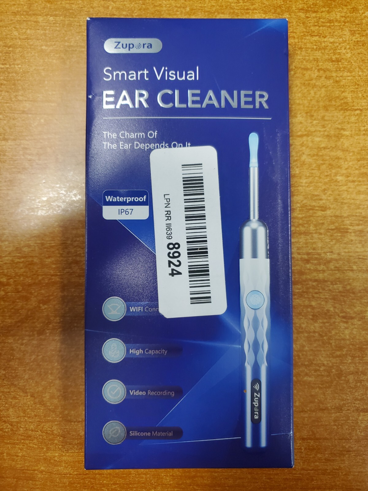 Zupora Smart Visual Ear Cleaner w/ Camera Earwax Removal Kit 6 Ear Picks – E14B
