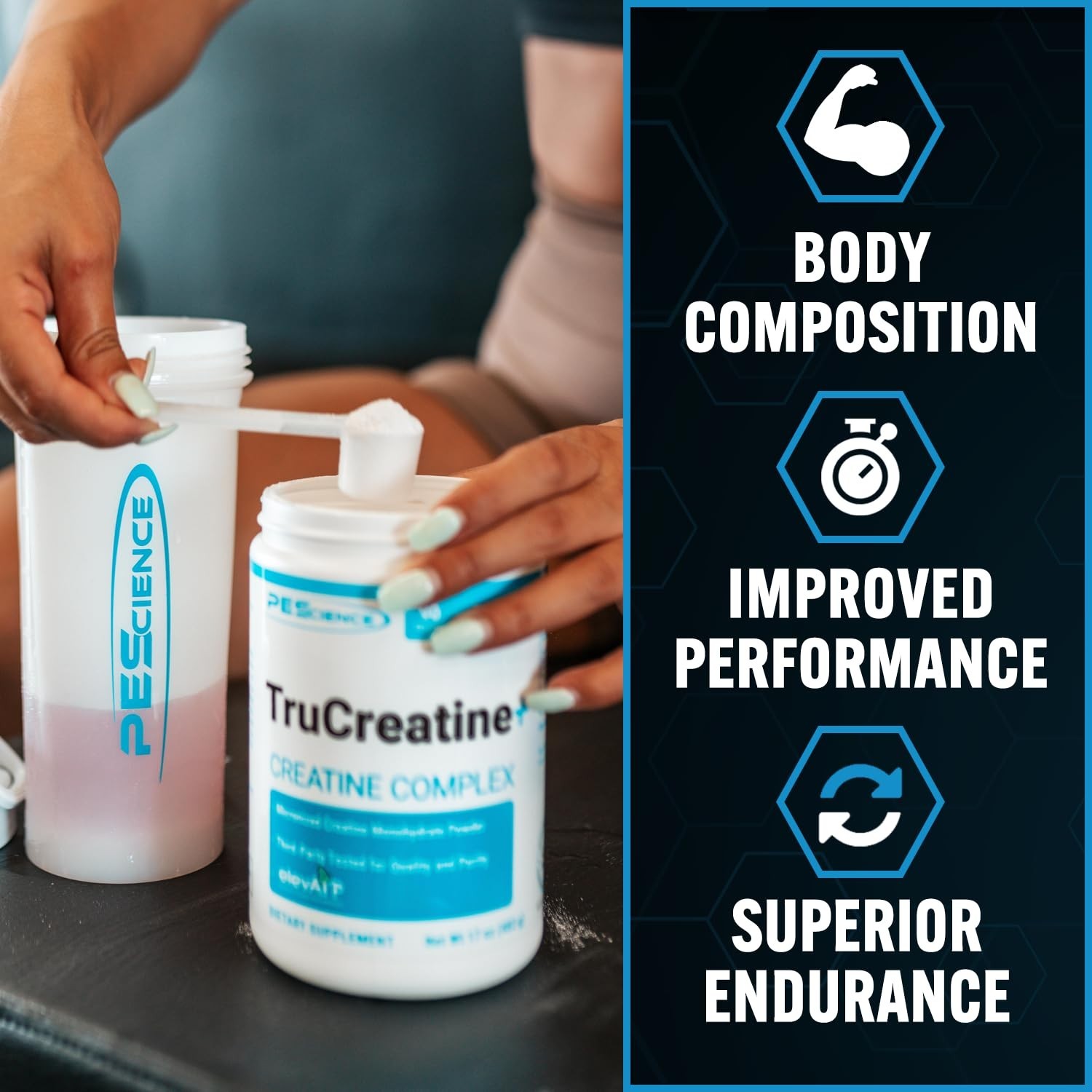 Creatine Monohydrate Powder, 90 Servings, Unflavored | Micronized for Muscle Gro