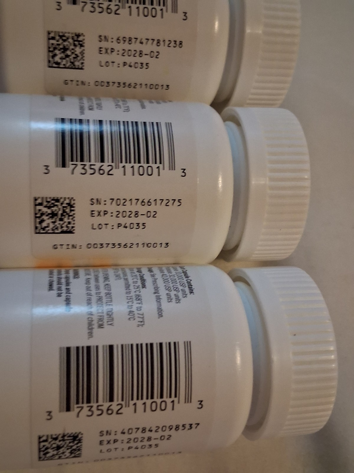 Pancreatic Enzymes 10,000 Units 100 Capsules Original Manufactured Sealed