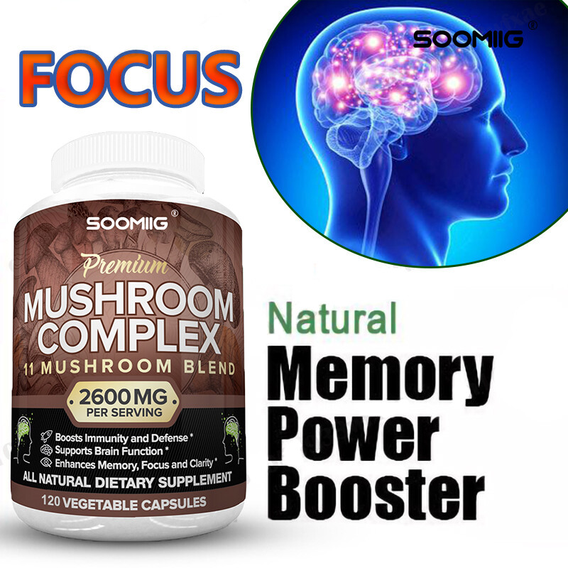 Advanced Mushroom Complex | A superb blend of mushrooms, 120 vegan capsules