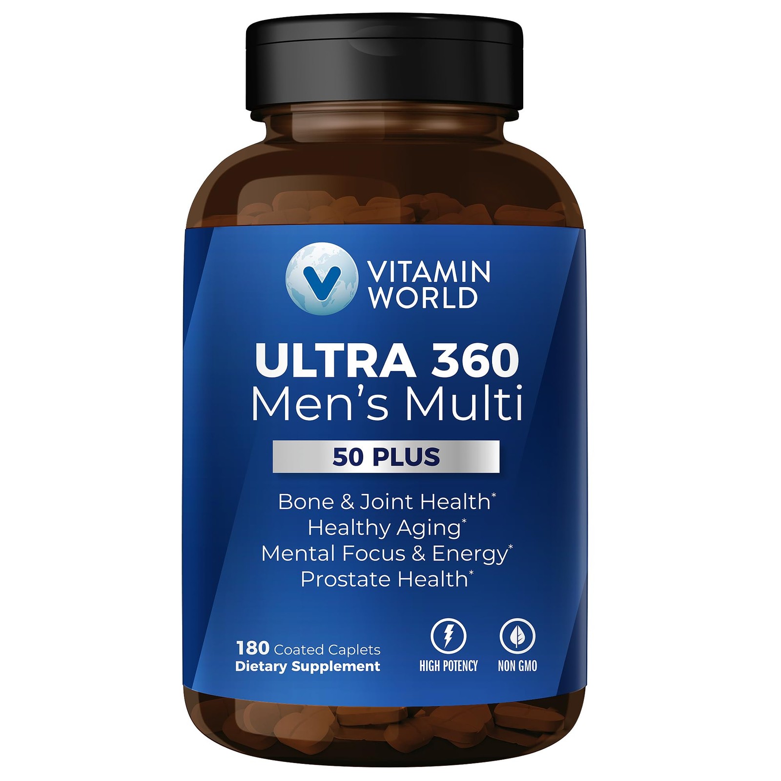 Ultra 360 Multivitamin for Men 50 Plus, Men’s 50+ Multivitamin with Minerals …