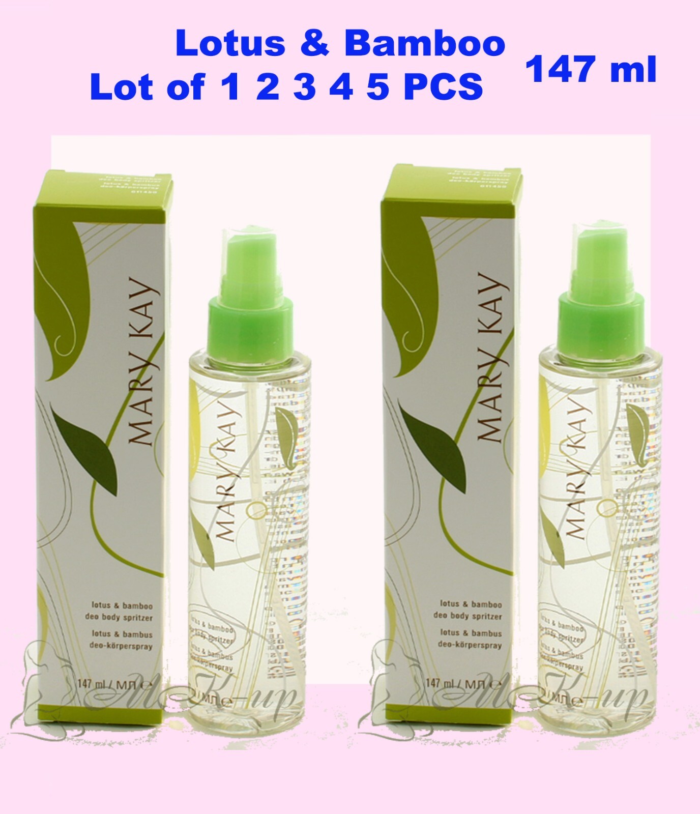 LOT OF 1 2 3 4 PCS Mary Kay Lotus & Bamboo Deo Body Spritzer 147ml NEW EXP: 2028