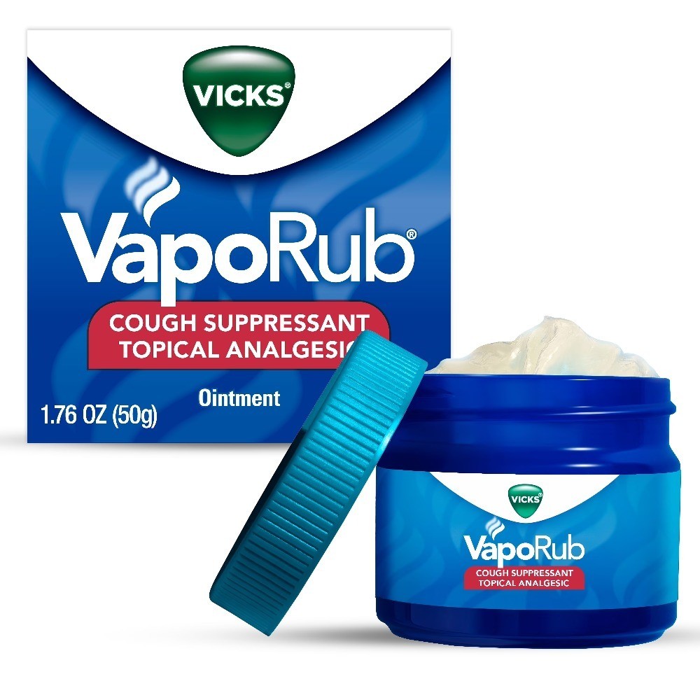Topical Chest Rub Analgesic Ointment for Cough Relief Cold Medicine 1.76 oz