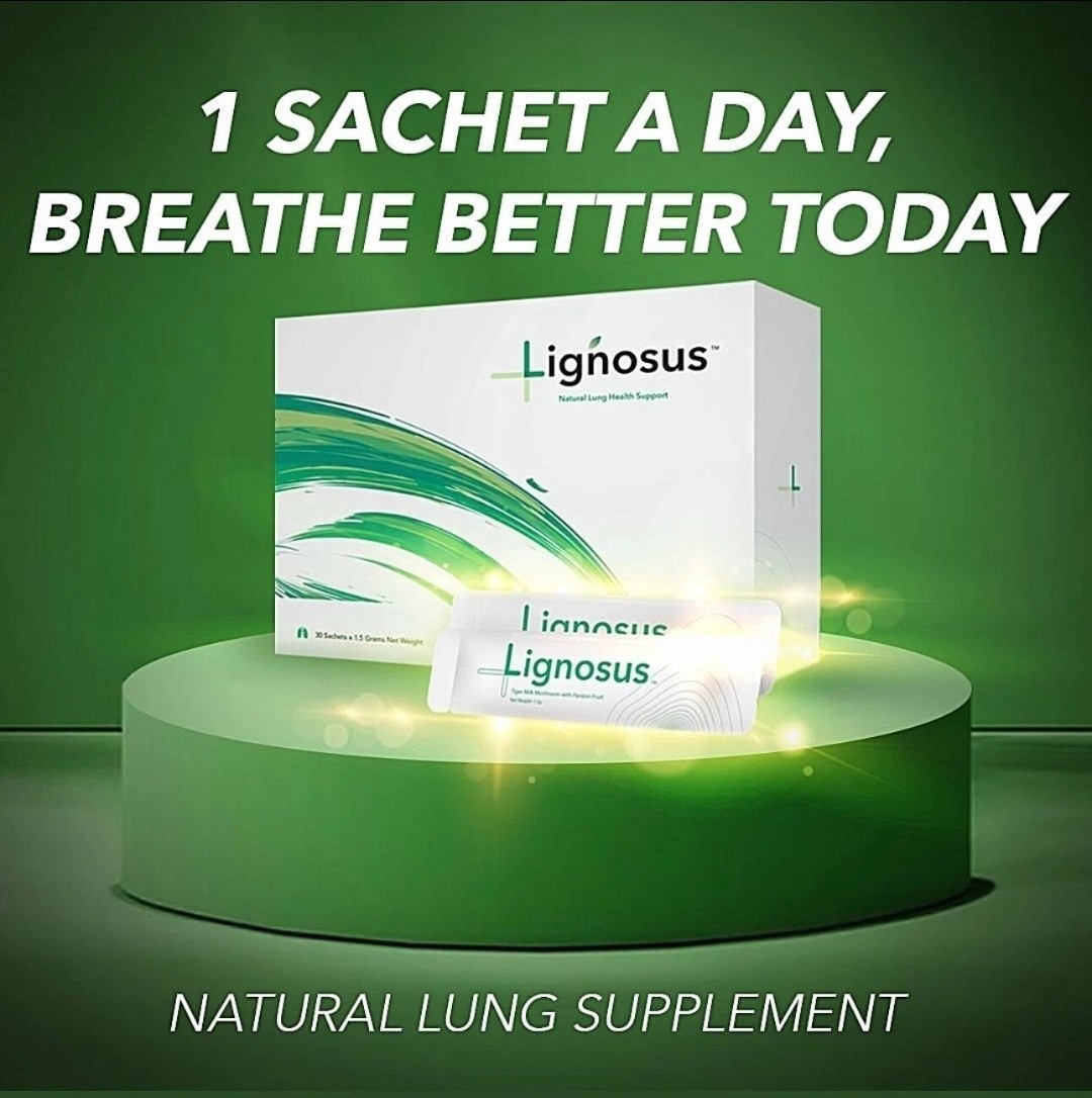 Lignosus: The Best Natural Lung Supplement – 30 Sachet Box – Fast Ship in USA