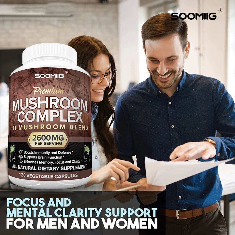 Advanced Mushroom Complex | A superb blend of mushrooms, 120 vegan capsules