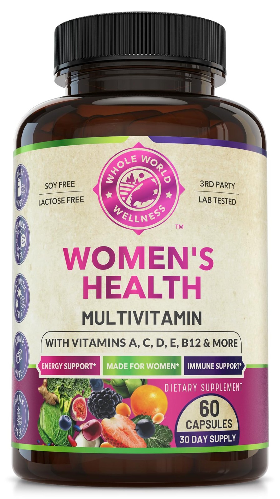 Womens Daily Multivitamin Multimineral Supplement for Energy Mood Focus Hair …